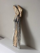 Rzeźba w drewnie „Anioł” - Bogumił Burzyński | unikatowy prezent i ozdoba