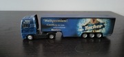 Ciężarówka miniatura MAN z naczepą  1:87