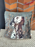 Poszewka, poduszka pies dalmatyńczyk 40x40  urodziny premium prezent 