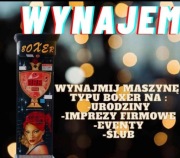 Maszyna boxer  na wynajem event, urodziny,wesele