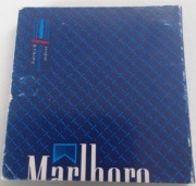 Kolekcjonerskie zapałki MARLBORO FROST BLUE wydzierane książeczkowe