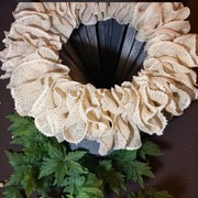 Naturalny Wianek z Juty | Dekoracja Boho, Rustykalna Ozdoba do Domu