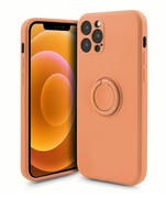 Etui FINGER RING do Apple iPhone 12 PRO MAX pomarańczowy