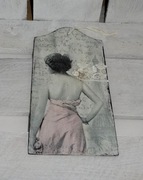 Deseczka na zapiski, zawieszka, zakładka kobieta