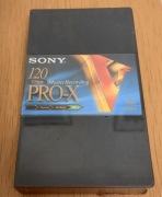Nowa Kaseta VHS Sony PRO-X 120 Master Recording (Folia)