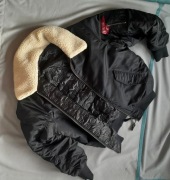 Alpha Industries B-15 bomber jacket rev mod black flyer L bomberka