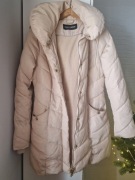 Beżowa puchowa Kurtka zimowa Steve Madden rozmiar S 