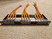 Patch panel rack 1u ADC + 24 moduły keystone Krone KN8 6 category