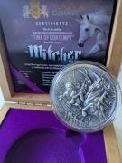 5$ witcher wiedźmin czas pogardy Ag222 2 oz srebrna nr 100