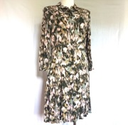 Sukienka długi rękaw 7/8 r. 40/42 Mango wiskoza 100% NOWA