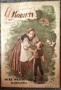 Czasopismo „Kobieta” Nr 42 – Wrzesień 1948 – PRL – wieś, szkoła, rodzina