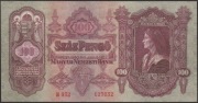 Węgry 100 pengo 1930 - E 932 - stan bankowy UNC