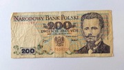 BANKNOT 200 zł NARODOWY BANK POLSKI 1976 JAROSŁAW DĄBROWSKI WARSZAWA