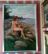 Obraz olejny na płótnie Akt 