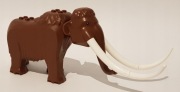 Lego Mamut City Woolly Mammoth with White Tusks, mammoth01, 60195