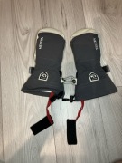 rękawice narciarskie zimowe HESTRA 6 g-loft jak nowe, siwy material, skóra