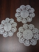 Podkładki serwetki srebrne święta prezent