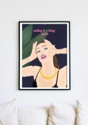 Miley Cyrus plakat A3 prezent na święta Mikołajki koncert