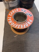 Kable głośnikowe SMYp 2x1mm black/red - 60mb