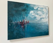 Obraz akryl na płótnie Sztorm 80/60
