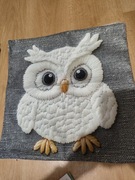 Poszewka poszewki 2 szt na poduszkę 45x45 sowa sówka efekt 3d