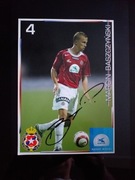 Zdjęcia pocztówkowe piłkarzy Wisły Kraków z autografami