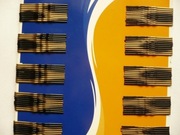 Wsuwki krótkie złot czarne 100 szt., wsuwka Pro-lak