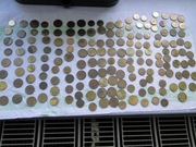 ZESTAW MONET OBIEGOWYCH 1 GROSZ, 2 GROSZE, 5 GROSZY RAZEM 168SZT.