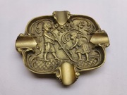 ANTYCZNA POPIELNICZKA Z MOSIĄDZU