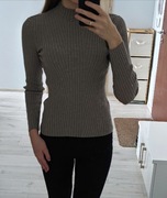 Bluzka z długim rękawem w prążki H&M