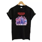 T-shirt czarny STRANGER THINGS 