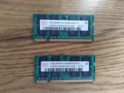 2x pamięć ram HYNIX 1GB 2Rx8 PC2-5300S-555-12