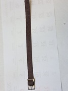 Pasek do zegarka parciany 12mm x 20cm brązowybardzo mocny