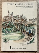 LUBLIN - STARE MIASTO, opr. graf. A. Uniechowski, set. 9 pocztówek