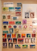 Kolekcja znaczków Liechtenstein, Austria w klaserze 16 str.