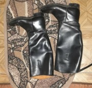 Oficerki buty jeździeckie do jazdy konnej skóra 