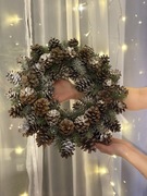 Stroik Bożonarodzeniowy wieniec 45 cm