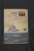 Pancernik HMS Vanguard    Mały Modelarz 5-6/90