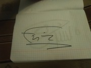 Oryginalne autografy Friza i Wersow