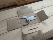 Nożyk do rur z rekuperacji fi75.