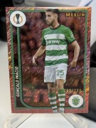 Goncalo Inacio Sporting Lizbona numerowana 283/299 karta Topps Merlin