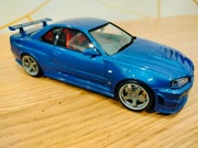 Nissan Skyline GT-R R34 NISMO RB26 1:24 tamiya waloryzowany 