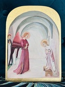 Ikona Zwiastowania ręcznie malowana obraz Fra Angelico