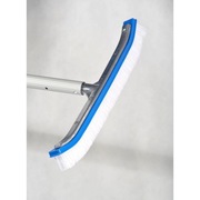 Zestaw szczotka basenowa z długim kijem + gąbka z uchwytem