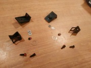 UNITRA ZRK radiomagnetofon RMS 404 mocowanie rączki uchwyt komplet