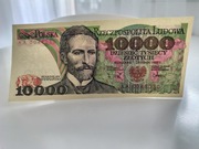 10000 złotych 1988 ser.AA stan UNC -1 nie 1919 1918 1917 1948  1923 1925 