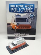 Model Policyjny FORD TRANSIT MK1 1:43 DeAgostini Kultowe Wozy Policyjne 