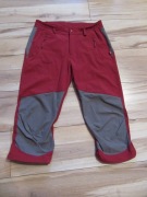 VIKAFJELL ULRIKEN męskie spodenki za kolano bordowo szare jak nowe_ S