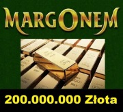 MARGONEM HUTENA GOLD 200M 200.000.000 ZŁOTA GOLDA ZŁOTO PUBLICZNY SERWER