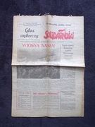 GŁOS WYBORCZY SOLIDARNOŚCI NR 1 KRAKÓW 7 MAJA 1989